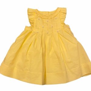 Janie and Jack sweet yellow dress